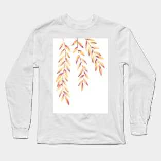 Orange hanging leaves Long Sleeve T-Shirt